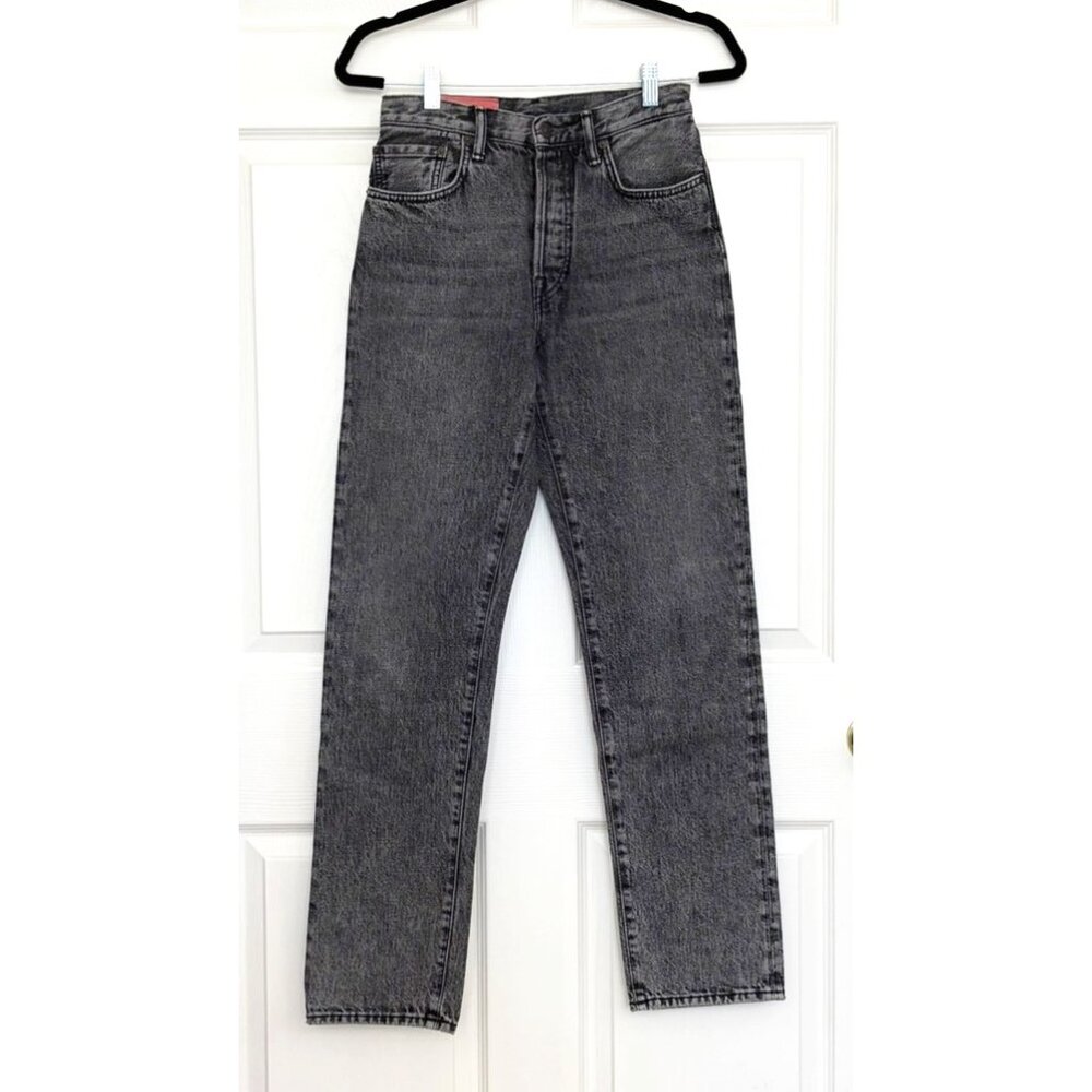 Acne Studios 1997 Black Marble Denim Pants